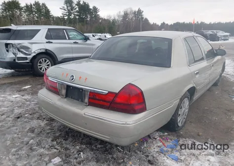 2004 Mercury Grand Marquis Gs from USA, damaged, VIN 2MEFM74W04X667159